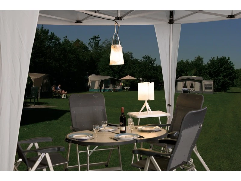 Bo Camp Partytent Opvouwbaar 3 X 3 Mtr. Lichtgrijs - Afbeelding 3