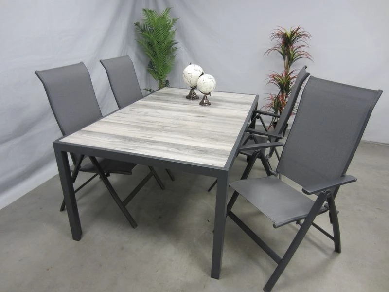 Te Velde Tuinmeubelen Tuinset Vigo Tuinstoel Met Hartman Tanger 168 Tuintafel - Afbeelding 4