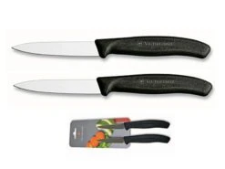 Victorinox Groente-/schilmesje 2x Swiss Classic Spits 8cm