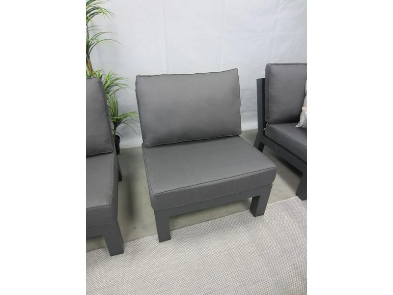 Te Velde Tuinmeubelen Jackson Aluminium Lounge Centerdeel