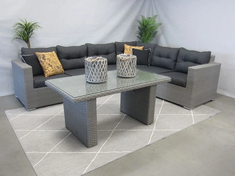 Te Velde Tuinmeubelen Palermo Hoek Lounge Set Links 5 Delig - Afbeelding 5
