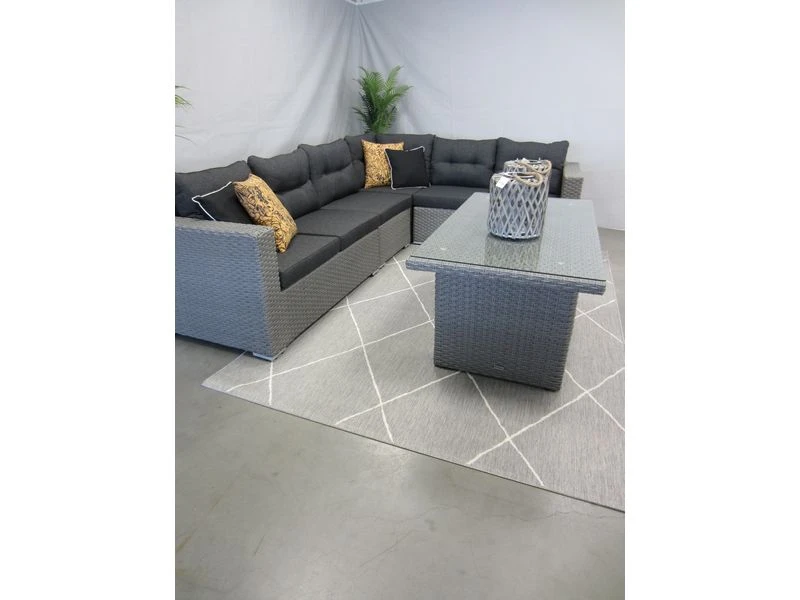 Te Velde Tuinmeubelen Palermo Hoek Lounge Set Links 5 Delig - Afbeelding 3