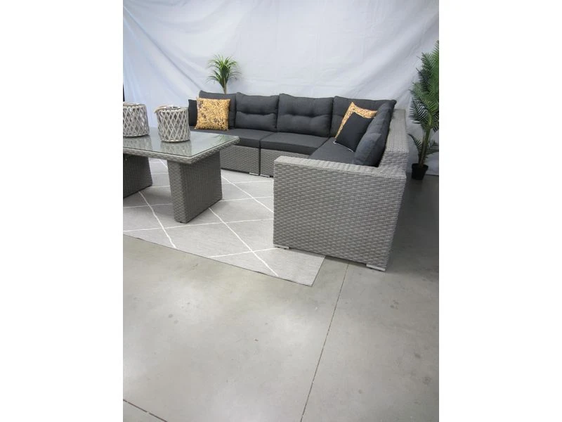 Te Velde Tuinmeubelen Palermo Hoek Lounge Set Links 5 Delig - Afbeelding 4