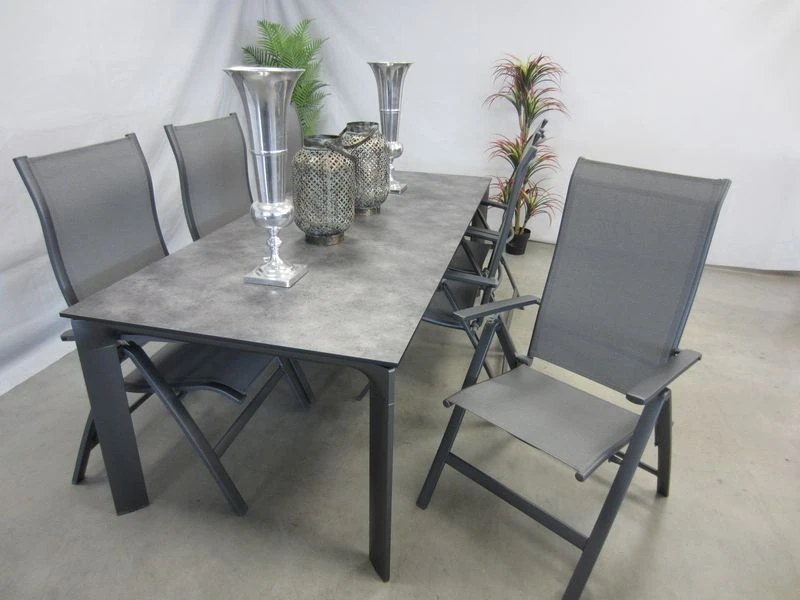 Te Velde Tuinmeubelen Tuinset Vigo Tuinstoel Met Kettler Diamond 220 Tuintafel - Afbeelding 5