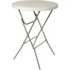 Lesli Sta-tafel Ø 80 Cm. Granietlook