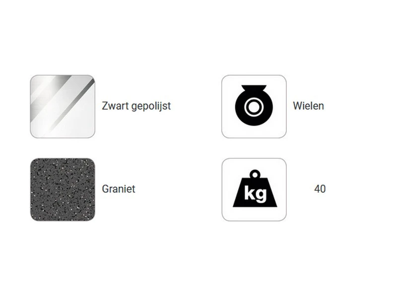 Platinum Parasolvoet Rome 40 Kg - Afbeelding 4