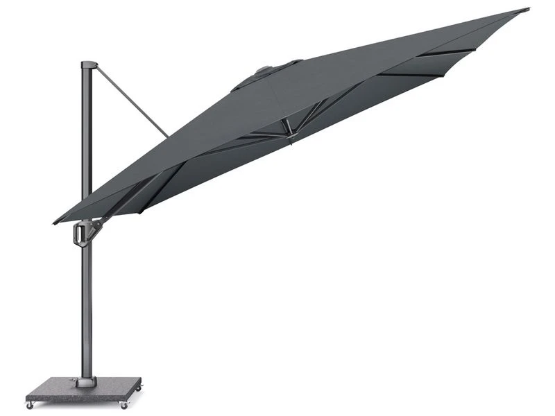 Platinum Zweefparasol Challenger T¹ Premium 3,5x3,5 Faded Black - Afbeelding 2