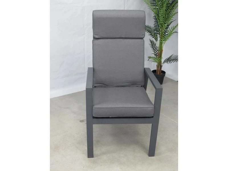 Te Velde Tuinmeubelen Palazzo Aluminium Tuinstoel Verstelbaar