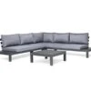 Suns Breez Vita Platform Loungeset Aluminium 4-delig
