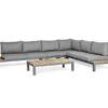Suns Breeze Vita Platform Loungeset Aluminium-teak 5-delig Links