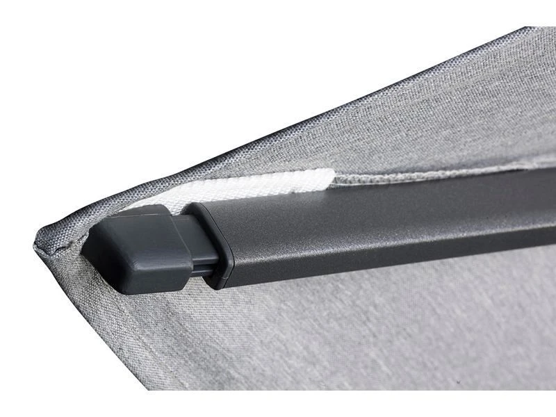 Platinum Zweefparasol Challenger T² Premium 3,5 X 2,6 Havanna - Afbeelding 3