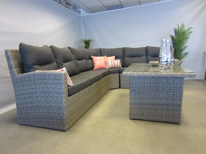 Te Velde Tuinmeubelen Isola Hoek Lounge Set Links 5 Delig - Afbeelding 2