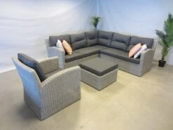 Te Velde Tuinmeubelen Cancun Hoekloungeset Elements