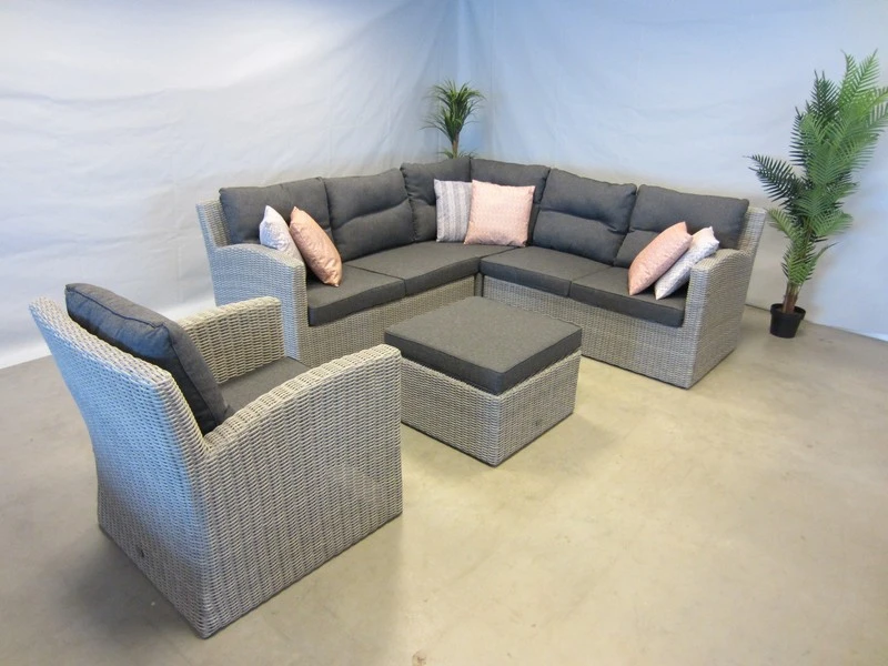 Te Velde Tuinmeubelen Cancun Hoekloungeset Elements - Afbeelding 6