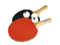 Tafeltennis Set 2 Bats Met 3 Ballen