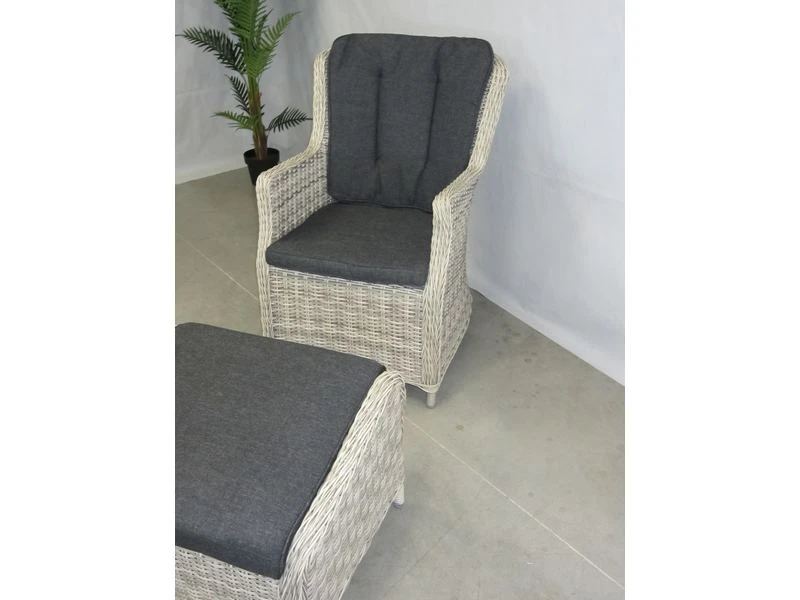 Te Velde Tuinmeubelen Anna XL Vlechtwerk Tuin Stoel - Afbeelding 6