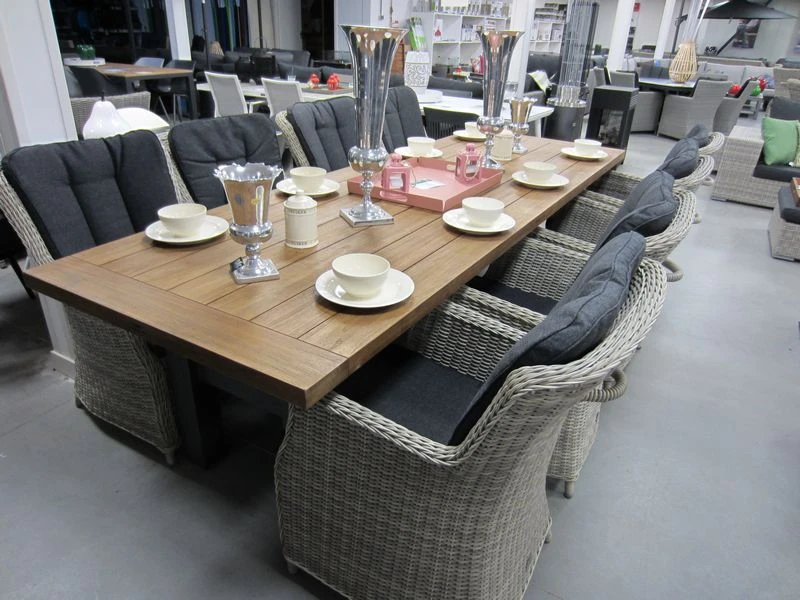 Te Velde Tuinmeubelen Tuinset Anna Xl Tuinstoel Met Yasmani 300 Tuintafel - Afbeelding 4