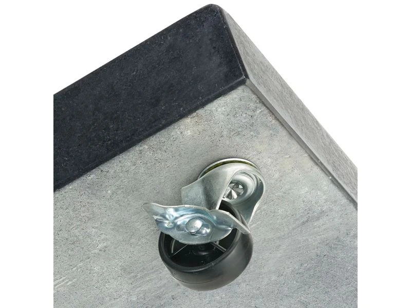Platinum Parasolvoet Modena 90kg Graniet Zwenkwielen - Afbeelding 3