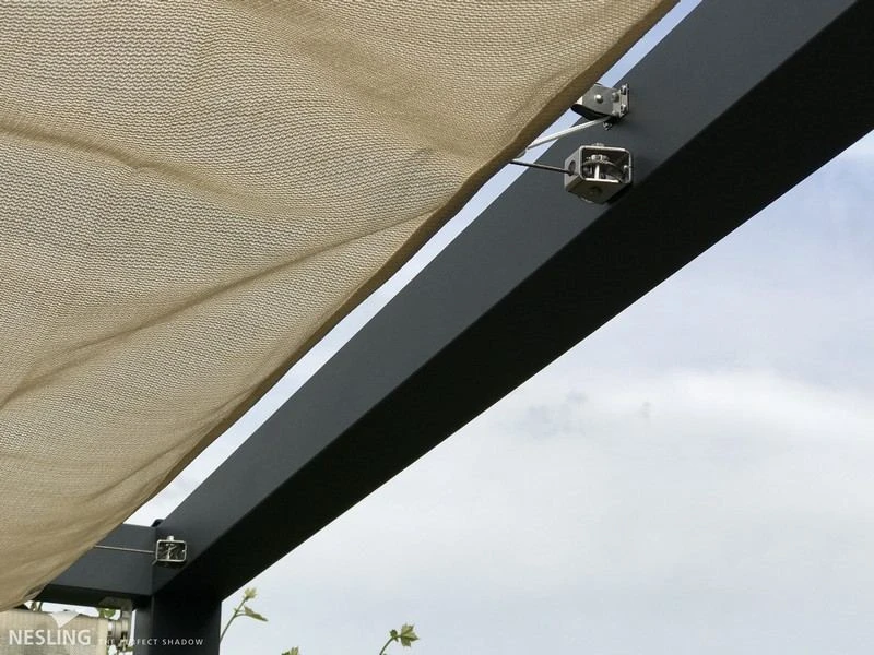Nesling Pergola Aluminium Vrijstaand 3,19 X 3,19 Mtr. - Afbeelding 4
