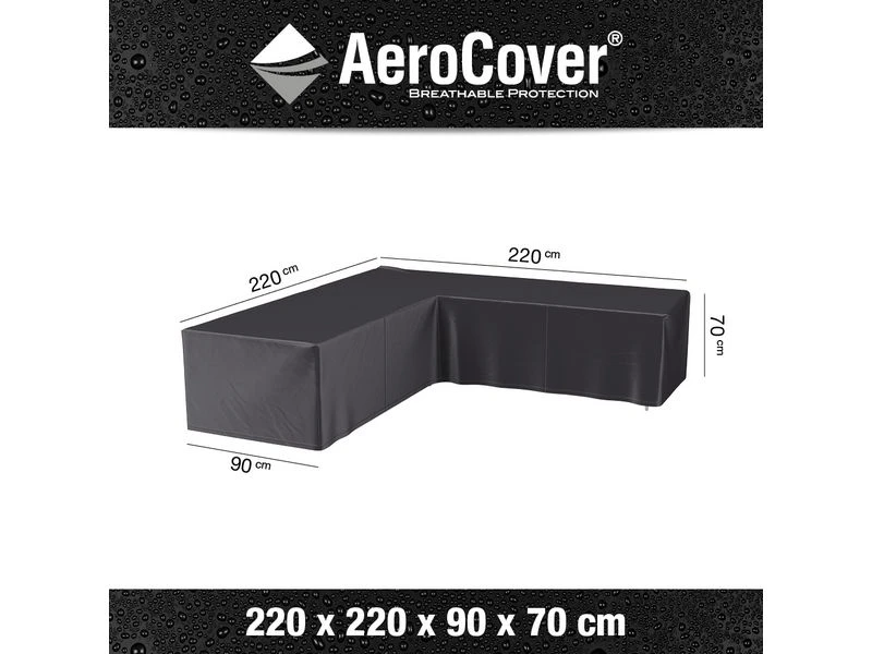 Platinum Aerocover Loungesethoes Hoekset 220x220x90xH70