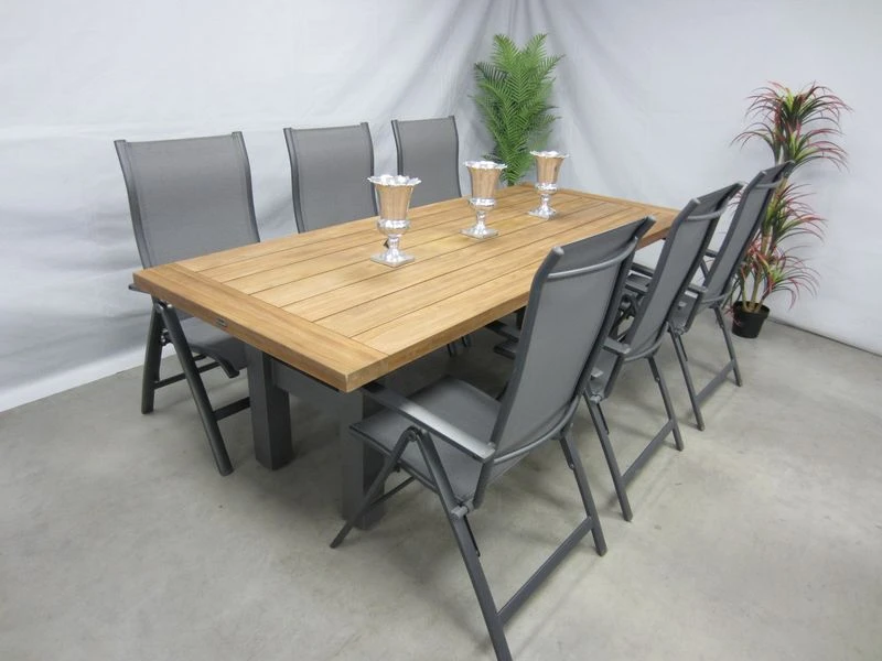 Te Velde Tuinmeubelen Tuinset Vigo Tuinstoel Met Hartman Yasmani Teak Tuintafel - Afbeelding 2