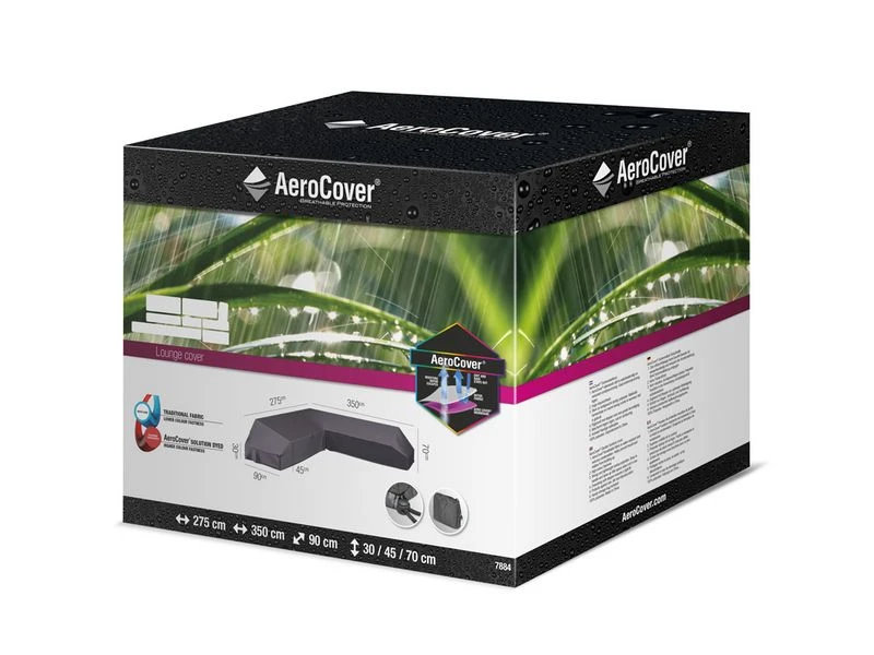 Platinum Aerocover Loungeset Platformhoes Links 350x275x90xH30/45/70 - Afbeelding 3