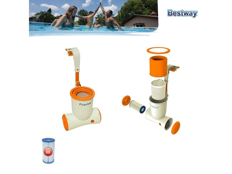 Bestway Flowclear Skimmerfilter Inhang 2,6 M³/u - Afbeelding 5