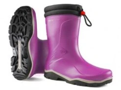 Dunlop Gevoerde Kinderlaars Blizzard K374061 Roze-grijs-zwart